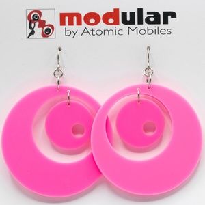 Groovy Earrings - Mod Earrings - Statement Earring